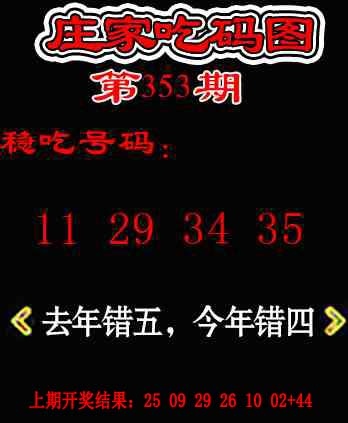 353期庄家吃码图[图]