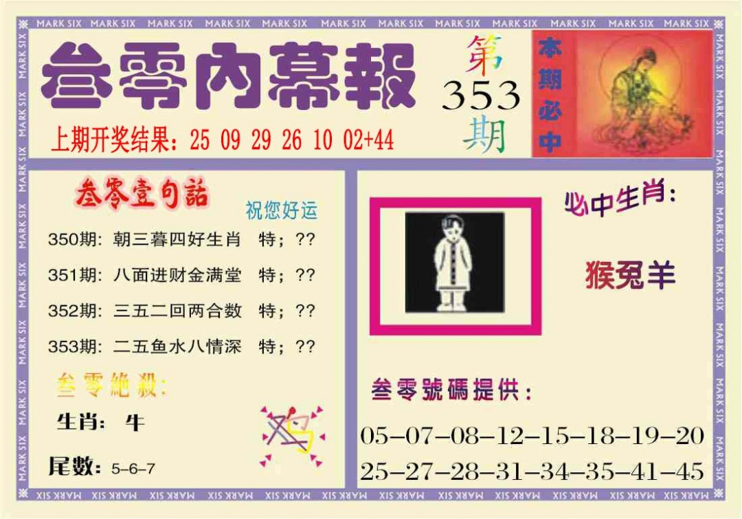353期叁零内幕报[图]