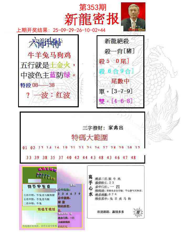 353期新龙密报[图]