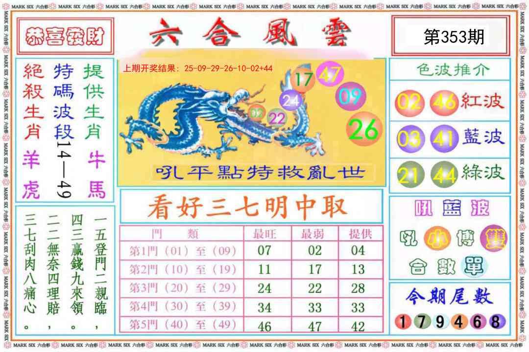 353期六合风云《另版》[图]