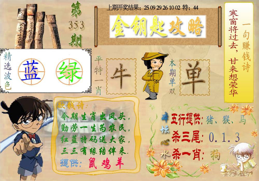 353期《金钥匙攻略》[图]