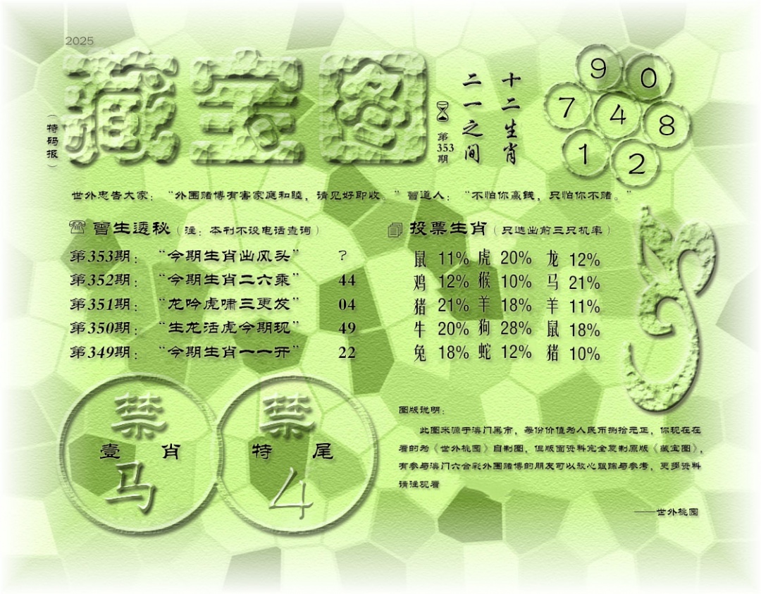 353期老《藏宝图》[图]