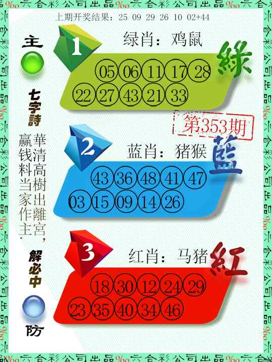 353期三波十码[图]