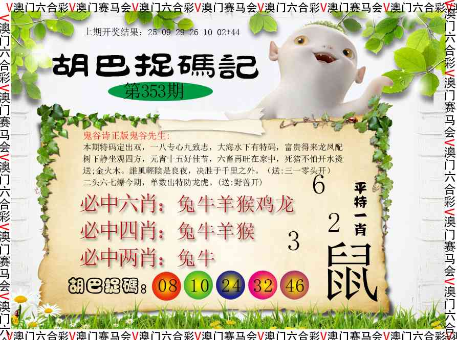 353期胡巴抓码记[图]