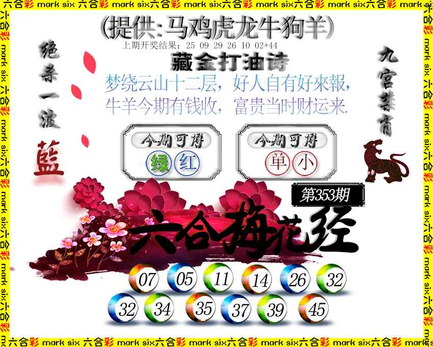 353期六合梅花经[图]