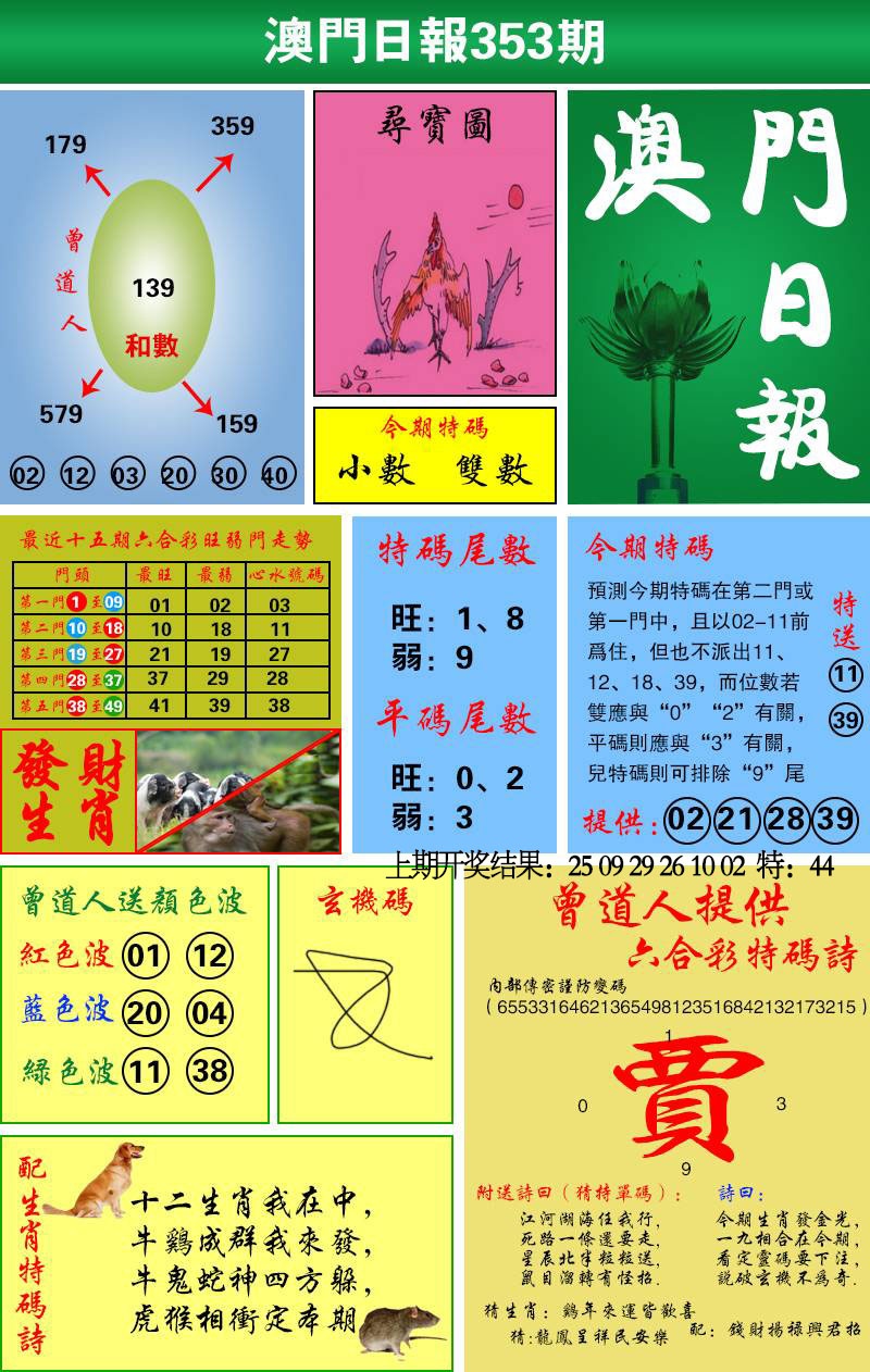 353期澳门日报[图]