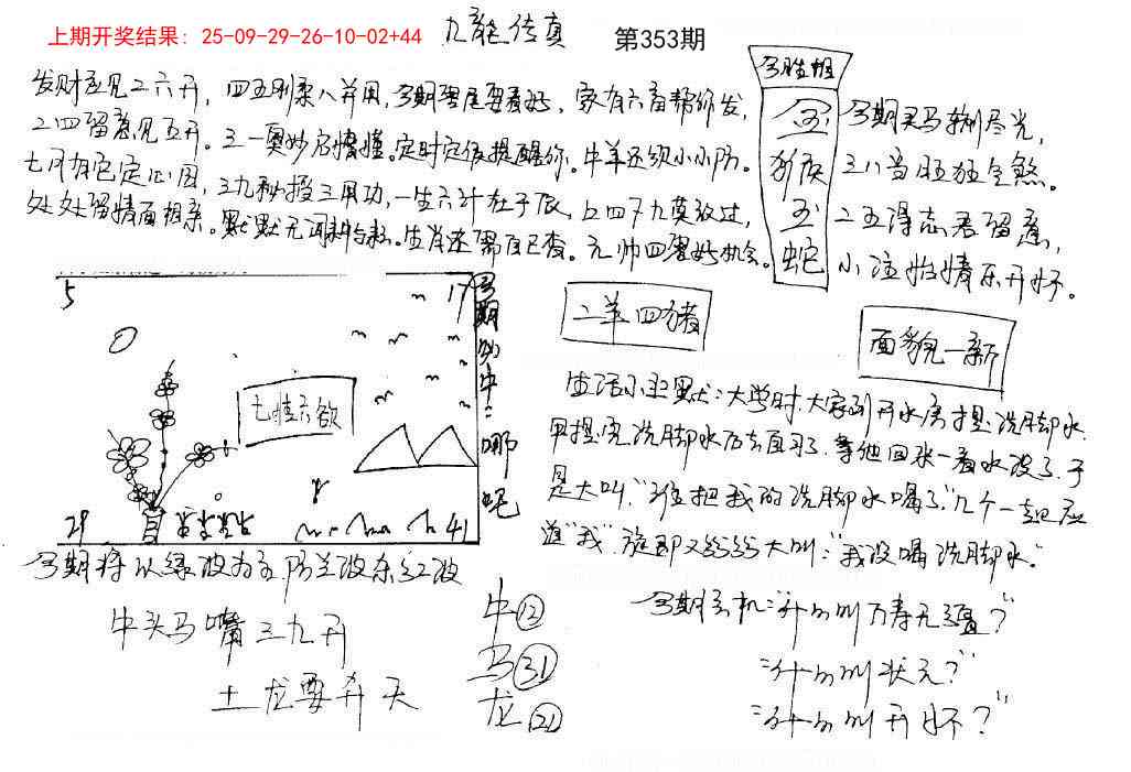 353期手写九龙内幕[图]