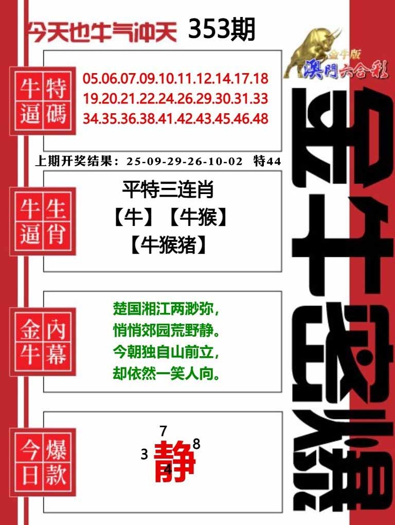 353期金牛密爆[图]